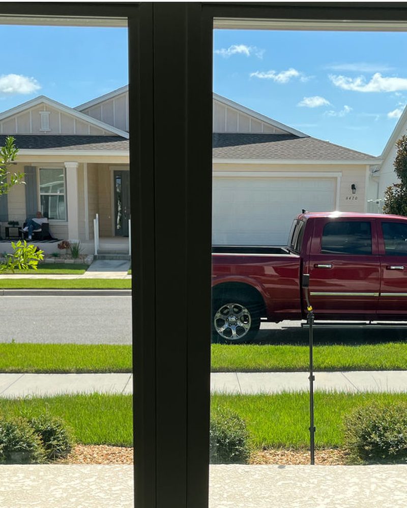 Windows after cleaning by H&S Home Services