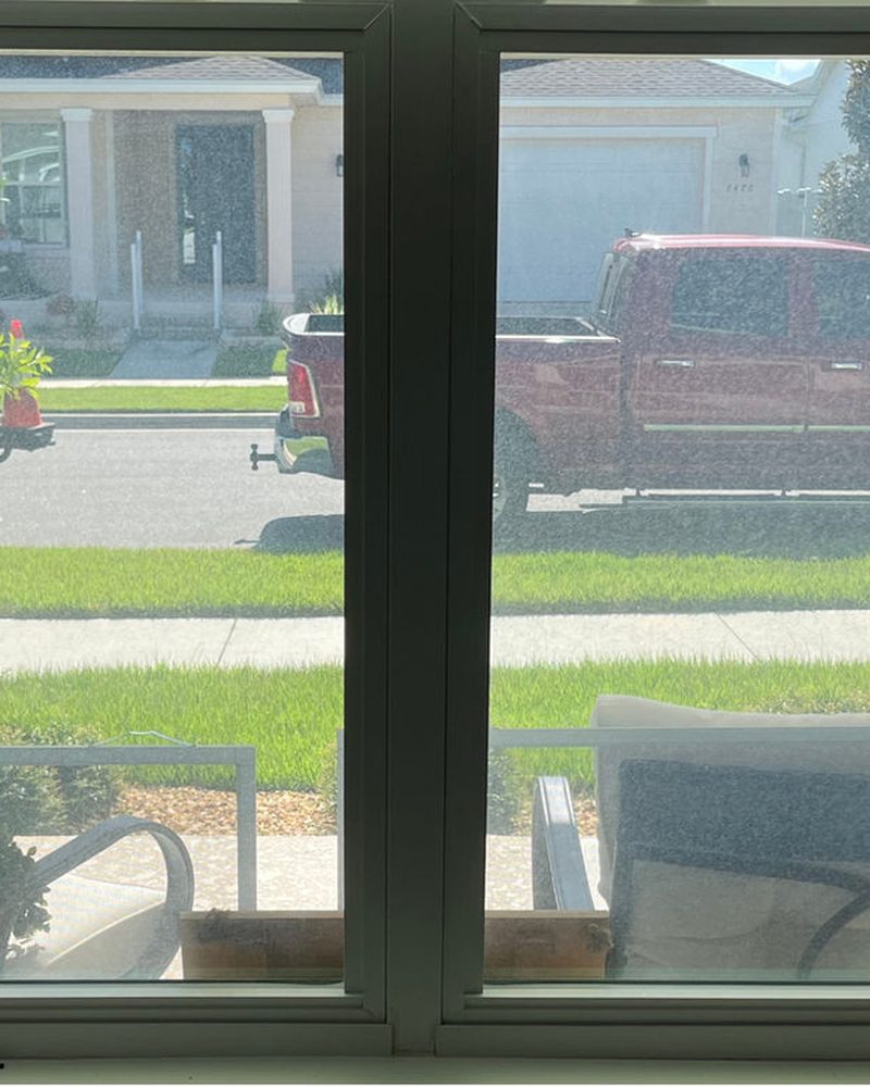 Windows before cleaning